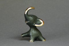 ELEPHANT Walter Bosse figurines brass patinated new Vienna Austria TALISMAN
