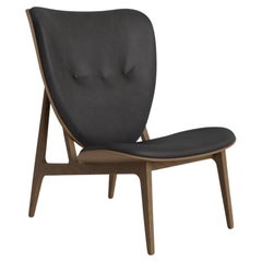 'Elephant' Wood Lounge Chair by Norr11, Light Smoked Oak, Dunes, Anthracite
