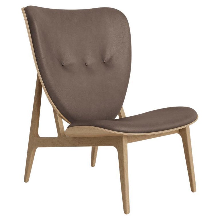 'Elephant' Wood Lounge Chair by Norr11, Natural Oak, Dunes, Brown For Sale at 1stDibs