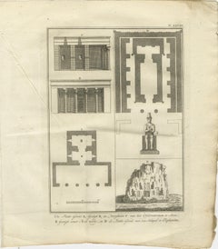 Elephantine & Philae Temples, Rock Tombs and Granite Formations – c.1776 Prints