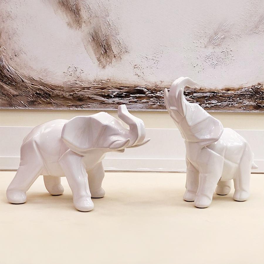 Elephants Set of 2 Sculpture In New Condition For Sale In Paris, FR