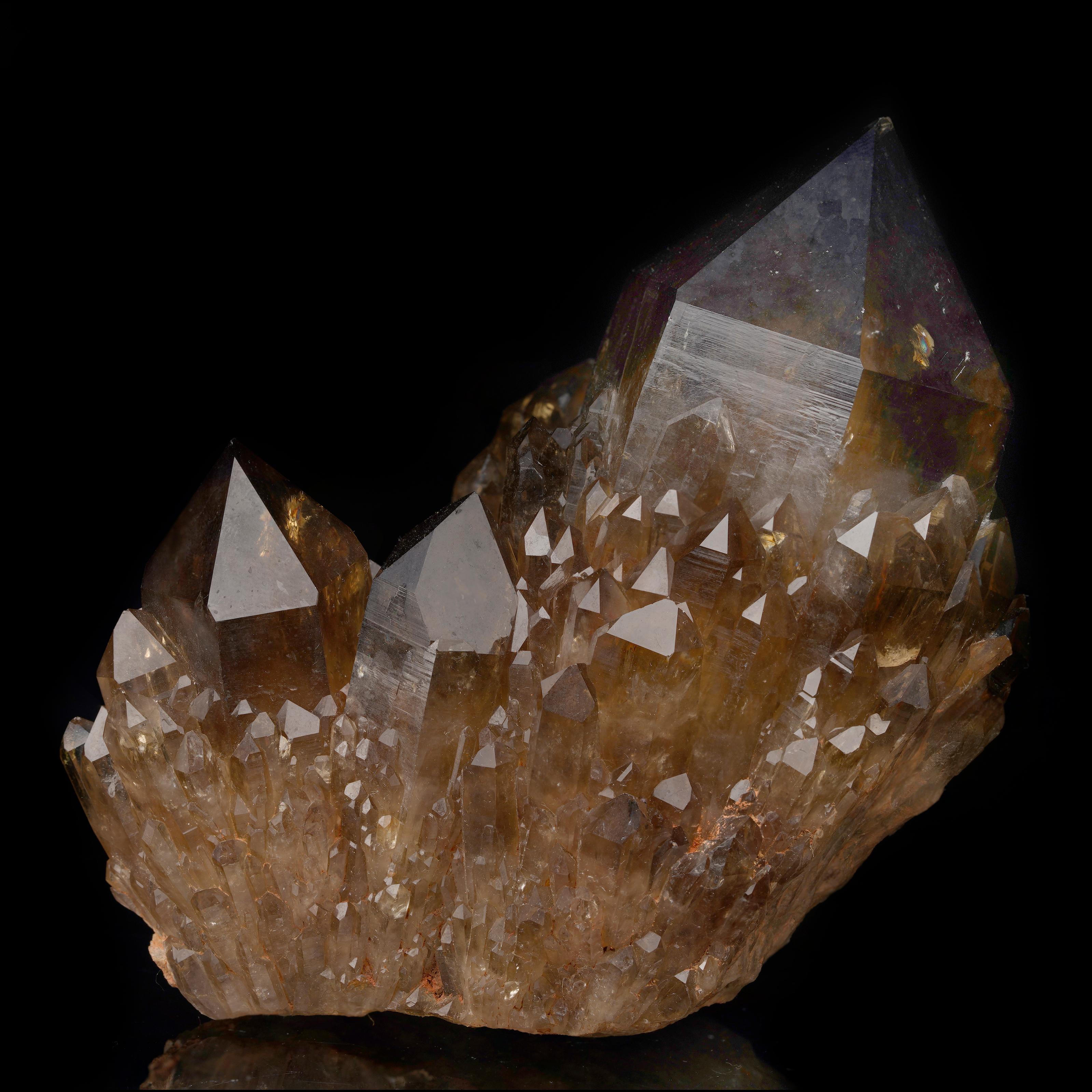 Elestial Citrine Cluster In New Condition For Sale In New York, NY