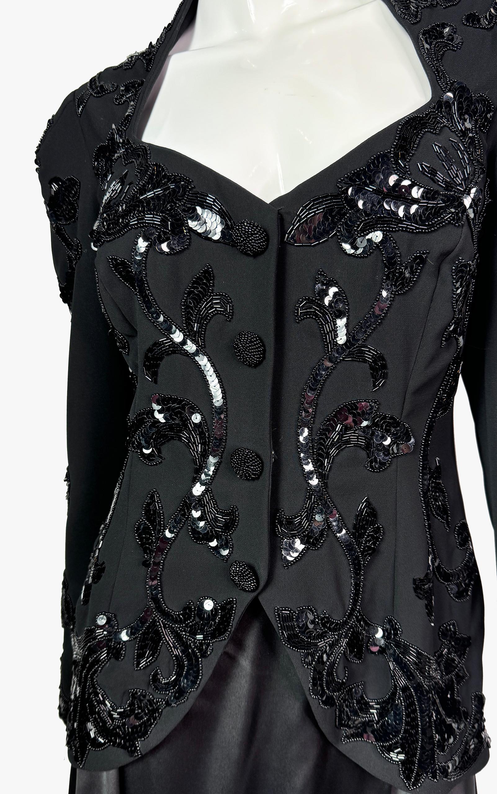 Women's Eletra Casadei vintage sequined blazer For Sale