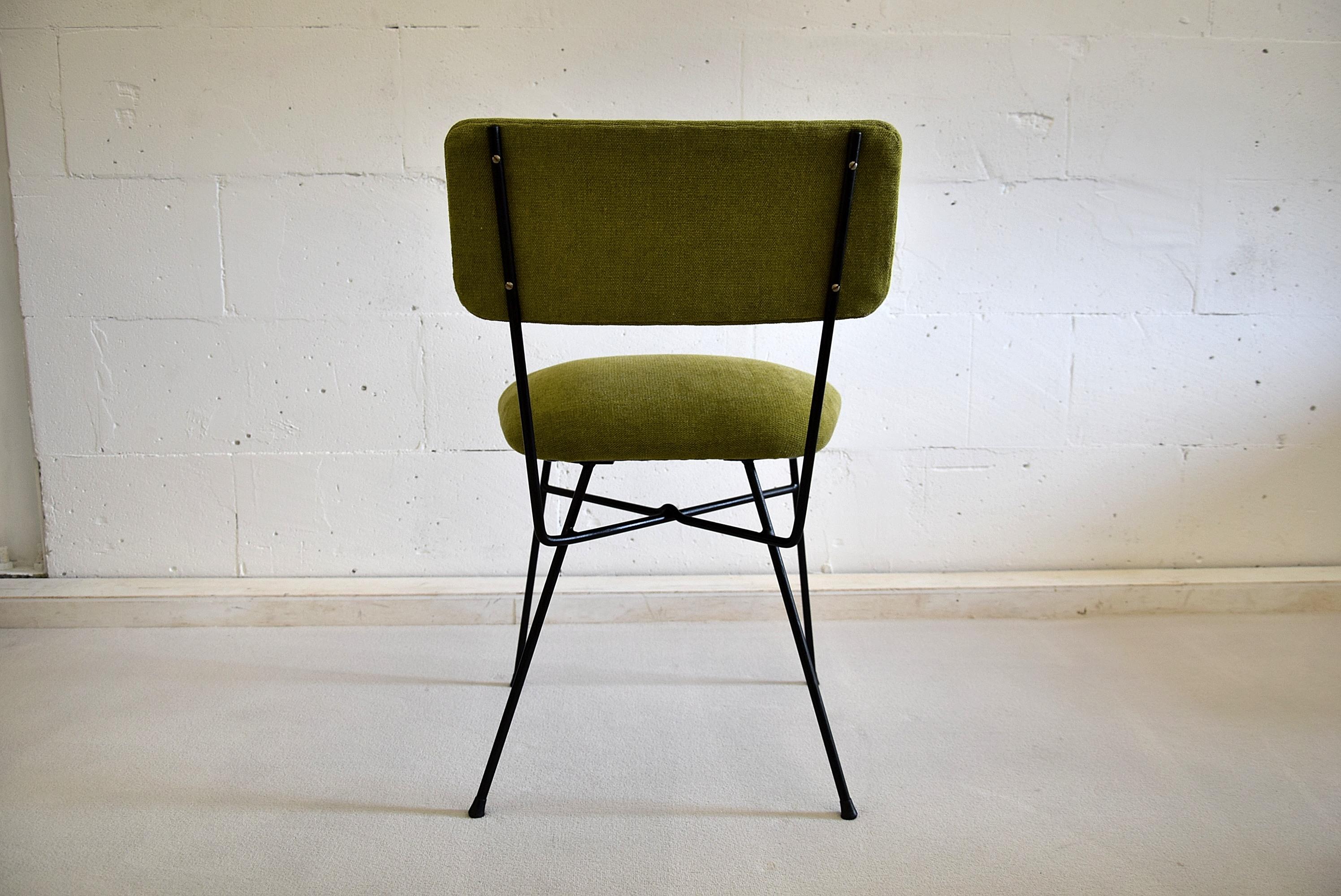 Elettra by Studio BBPR for Arflex Green Mid Century Modern Chair 3