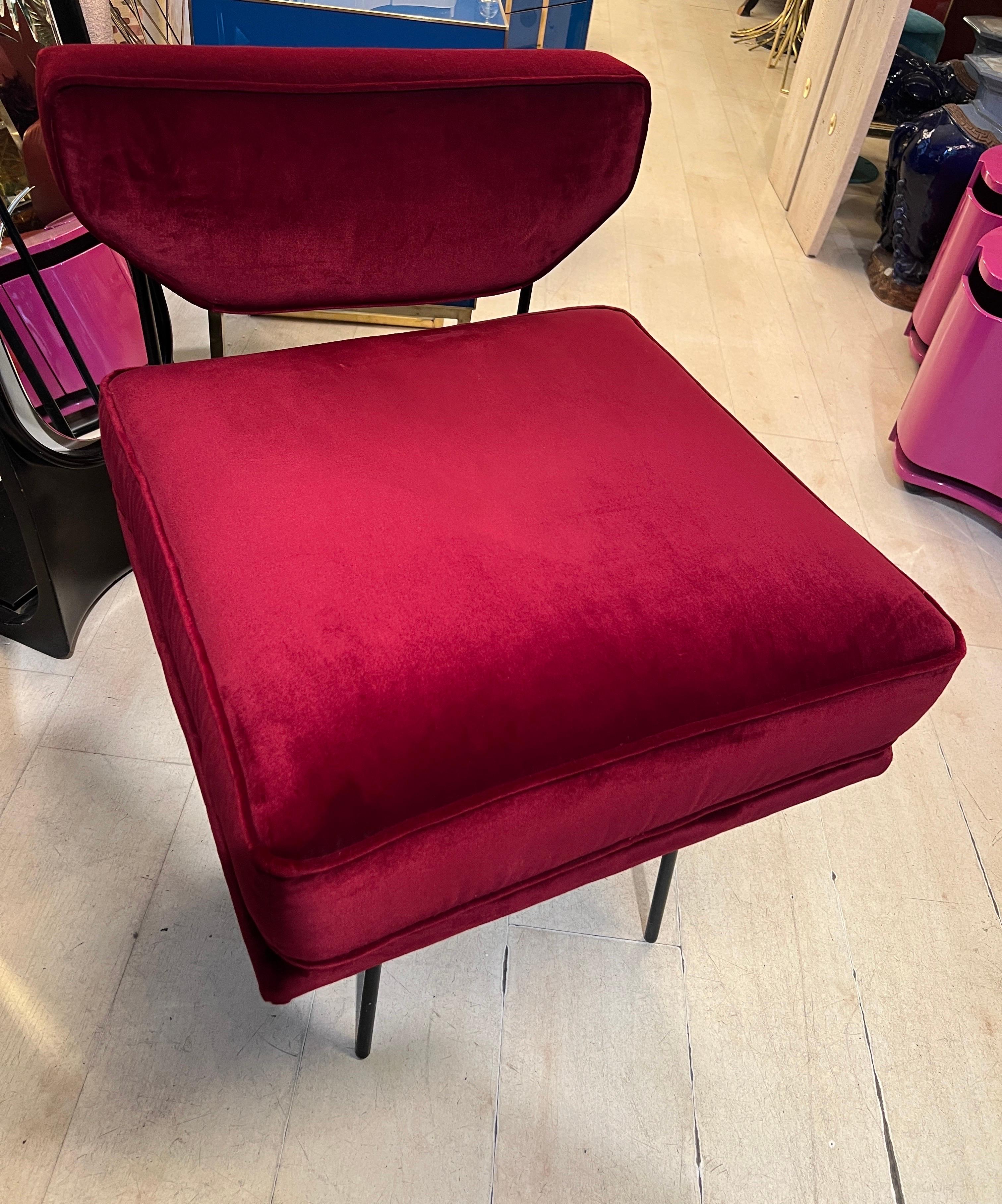 Elettra Lounge Chair Original Vintage Piece Designed by Studio BBPM Italy 1954 For Sale 7