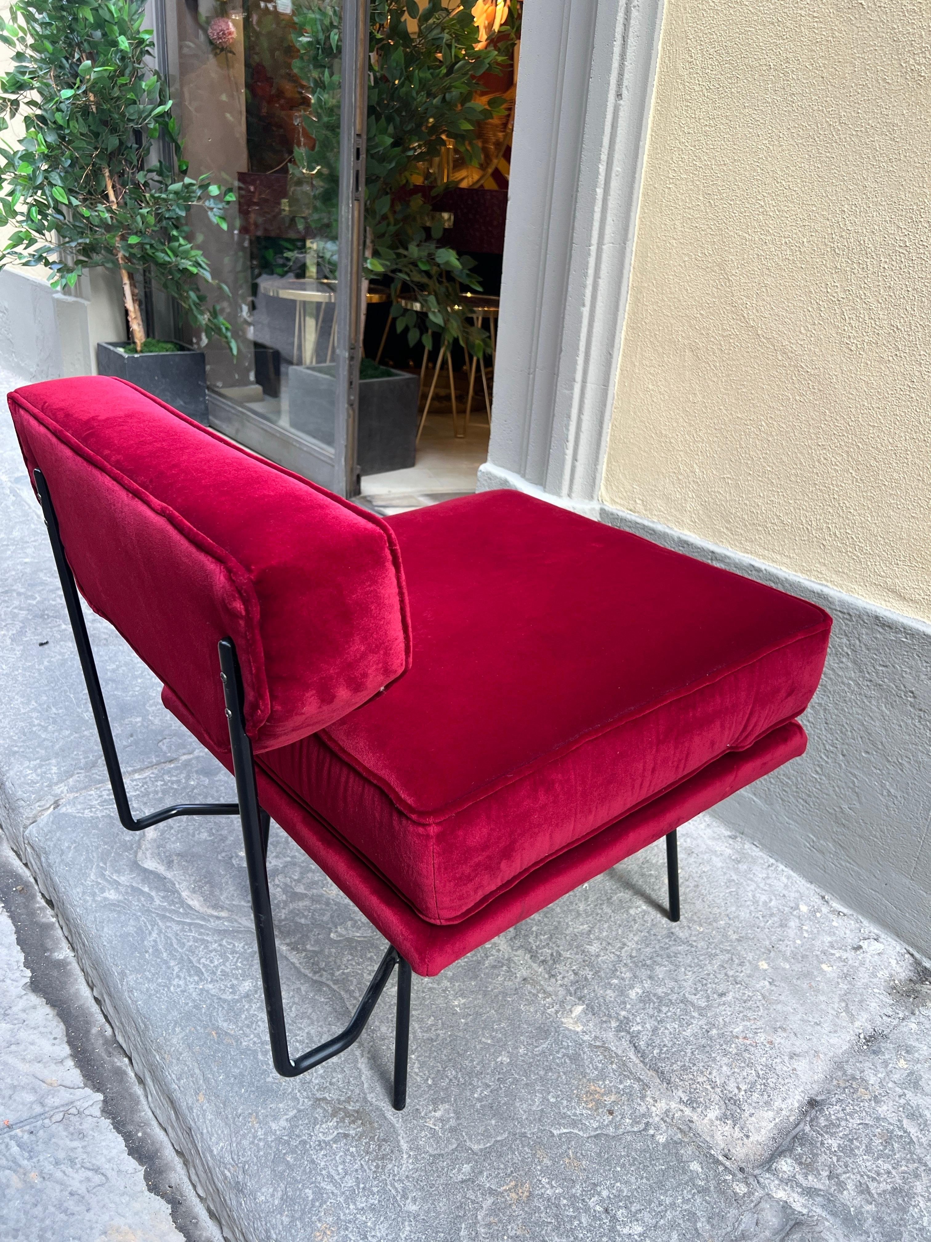 20th Century Elettra Lounge Chair Original Vintage Piece Designed by Studio BBPM Italy 1954 For Sale