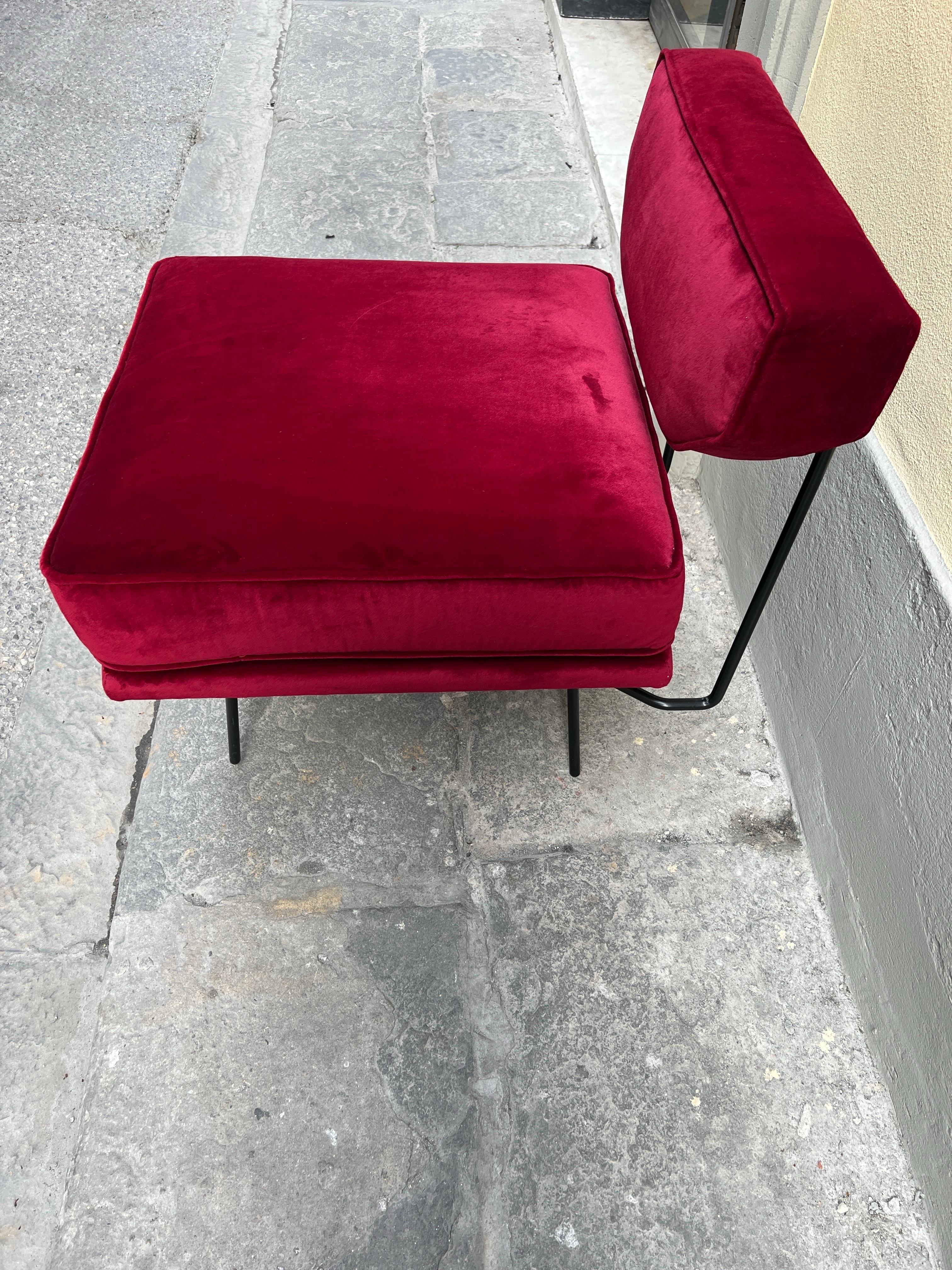 Elettra Lounge Chair Original Vintage Piece Designed by Studio BBPM Italy 1954 For Sale 2