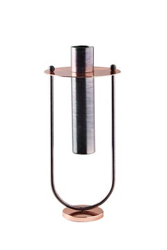 Elettra Vase by Mingardo –  Unique with Exquisite Iron and Copper Finishing