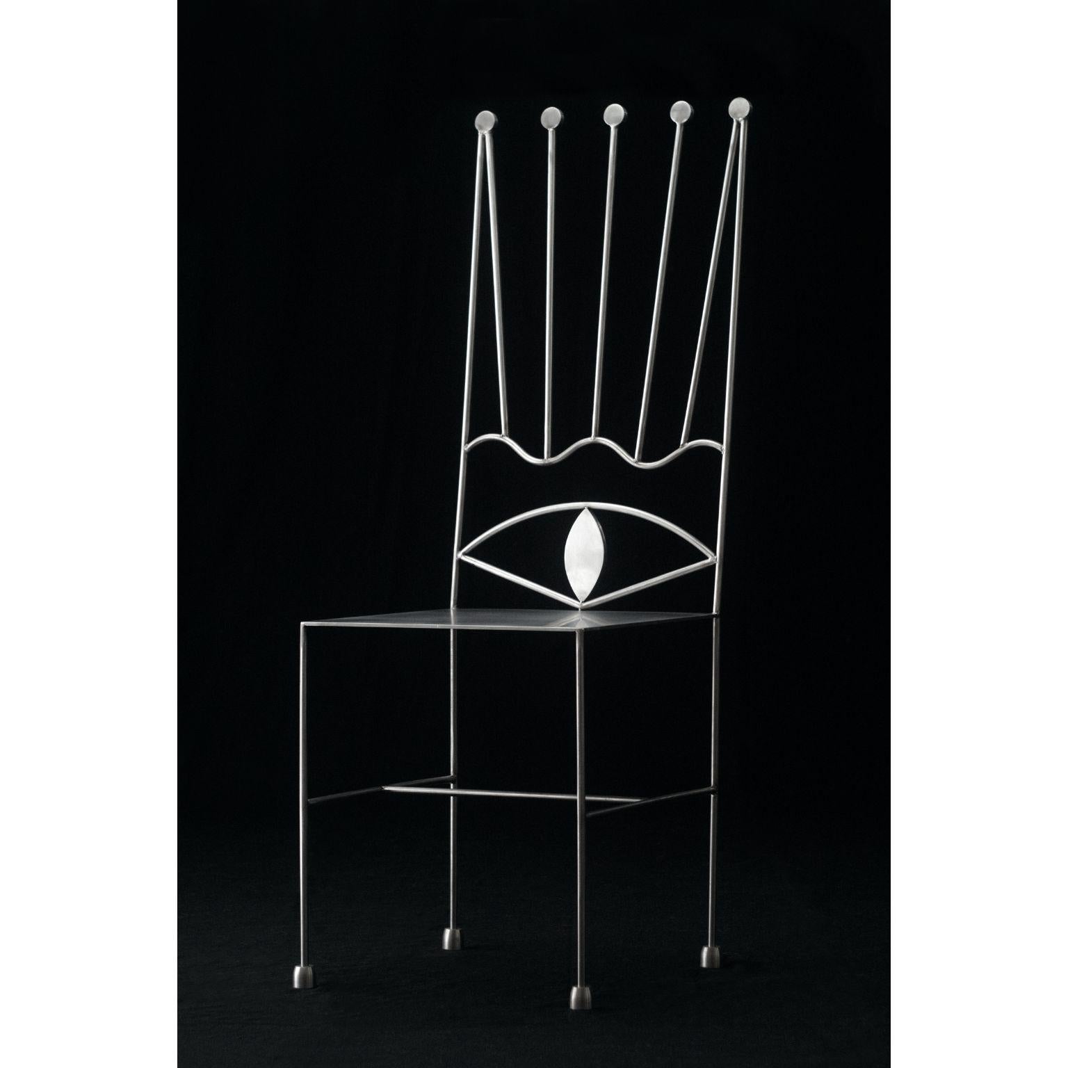 Elettrica Chair with Cushion by Qvinto Studio In New Condition For Sale In Geneve, CH