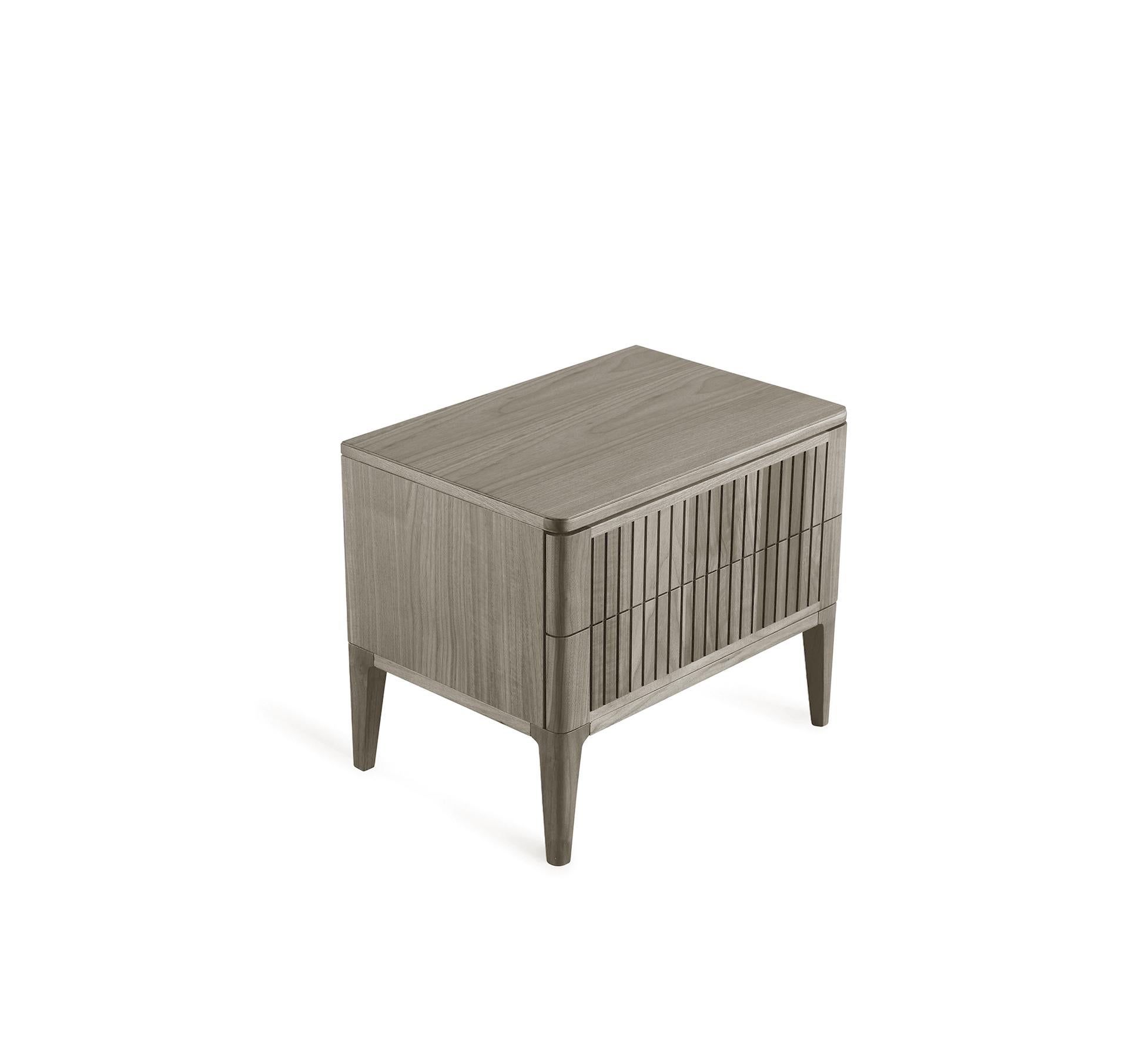 grey wood bedside tables