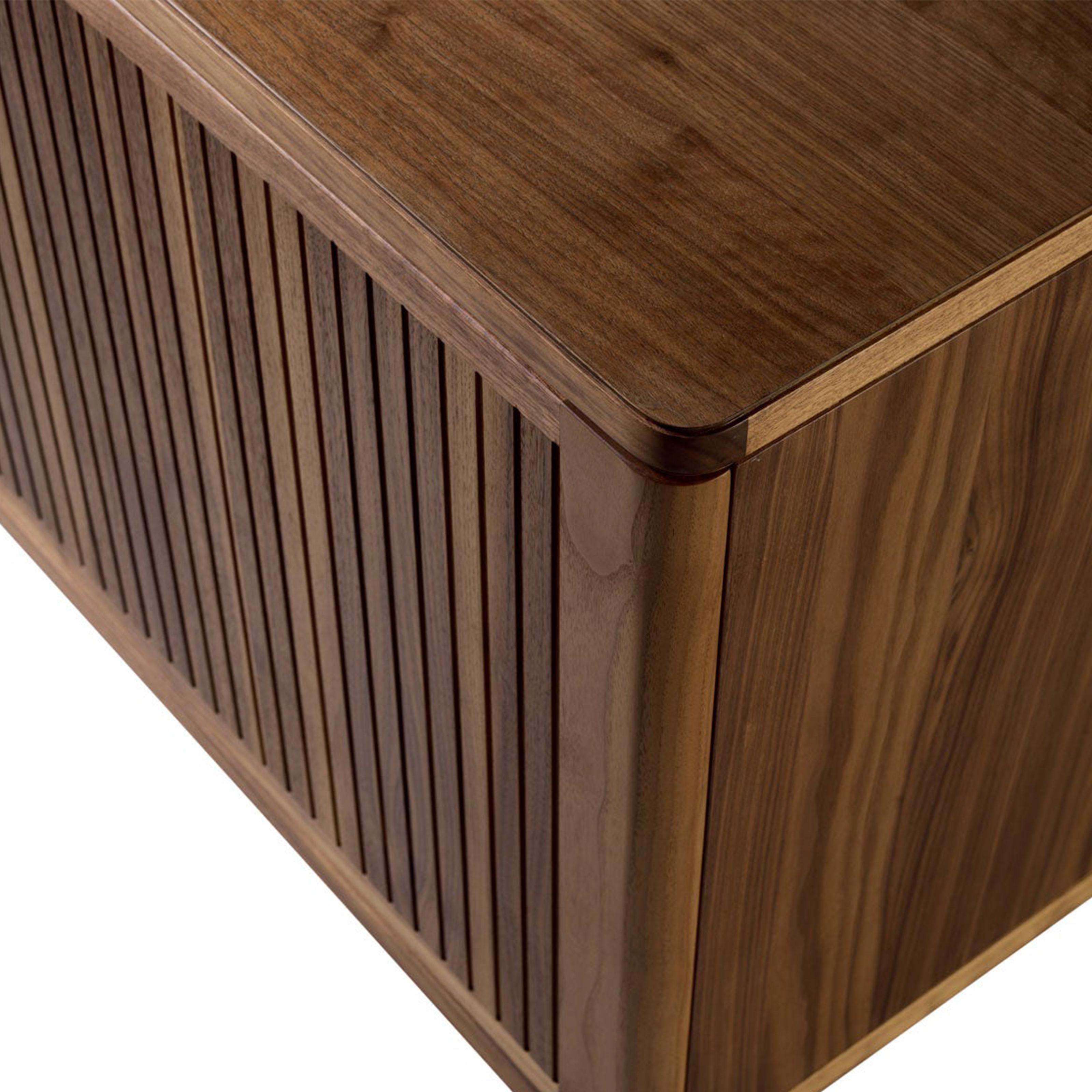 solid wood walnut dresser