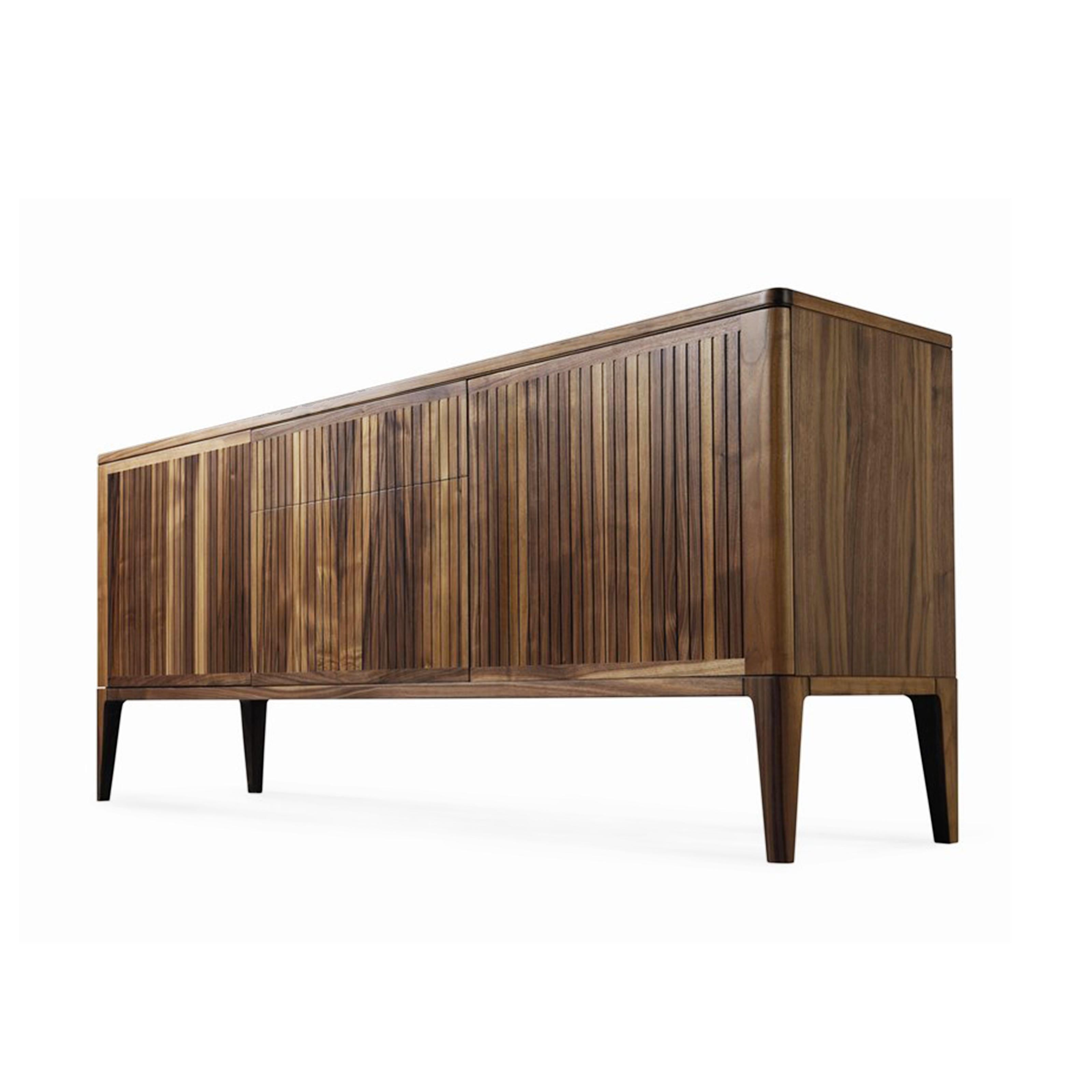 XXIe siècle et contemporain Buffet en bois massif Eleva, Wood Wood en finition Hand Made Nature, Contemporary en vente