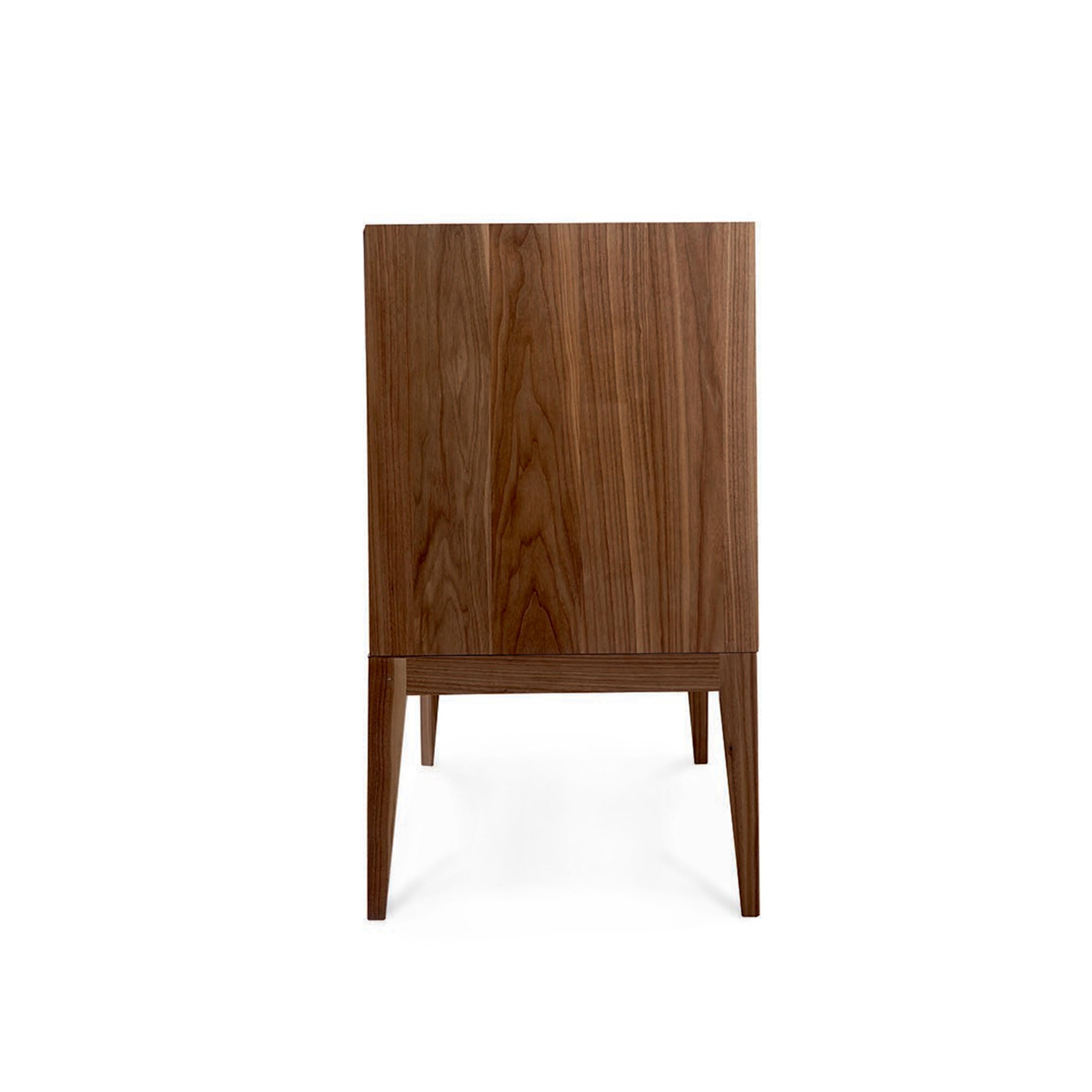 Modern Eleva Solid Wood Sideboard, Walnut in Hand-Made Natural Finish, Contemporary For Sale