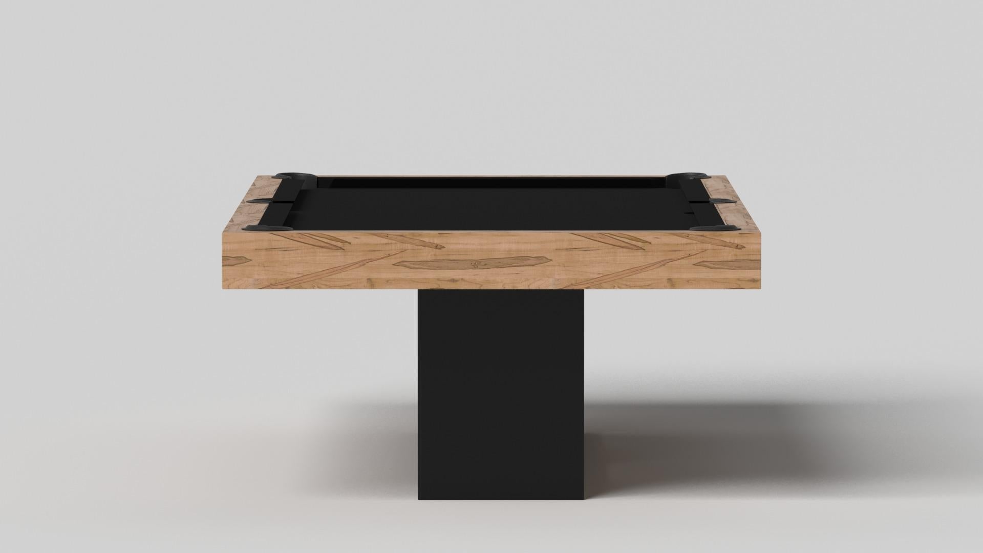Minimalismo Tavolo da biliardo Elevate Customs Ambrosia / Legno massiccio di acero riccio da 8,5 pollici - Made in USA in vendita