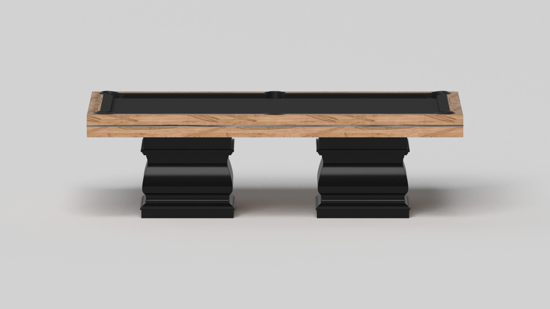 Elevate Customs Mesa de billar con balaustres / Arce rizado macizo en 7'/8' - Made in USA Estadounidense en venta