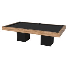 Elevate Customs Trestle Pool Table / Solid Curly Maple Wood in 8.5' -Made in USA