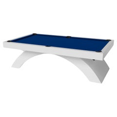 Elevate Custom Zenith Pool Table / Solid Pantone White in 8.5' - Made in USA