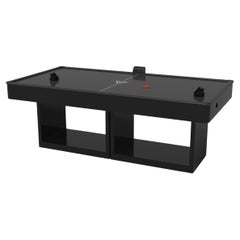 Elevate Customs Ambrosia Air Hockey Table/Solid Pantone Black  en 7'-Fabriqué aux USA