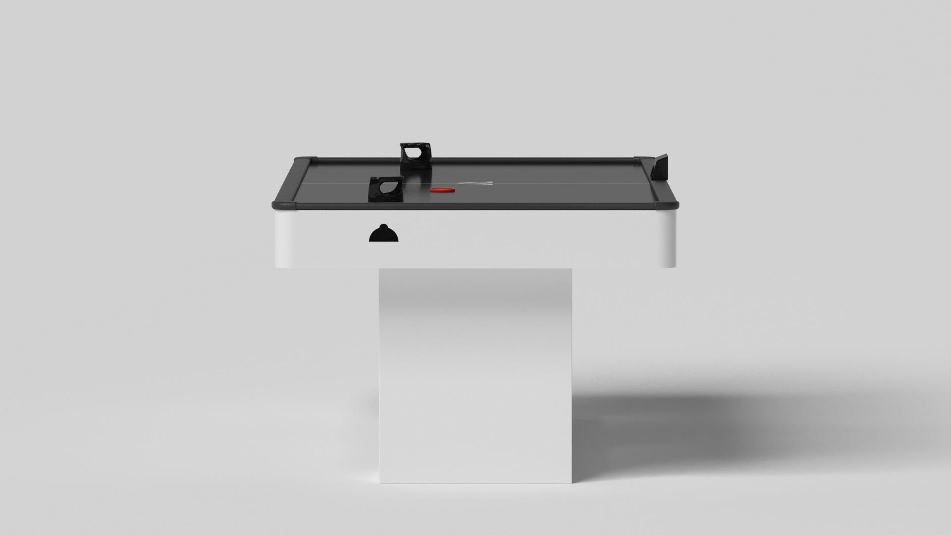 Elevate Customs Ambrosia Air Hockey-Tisch/Solid Pantone Weiß  in 7'-Hergestellt in den USA (Minimalistisch) im Angebot
