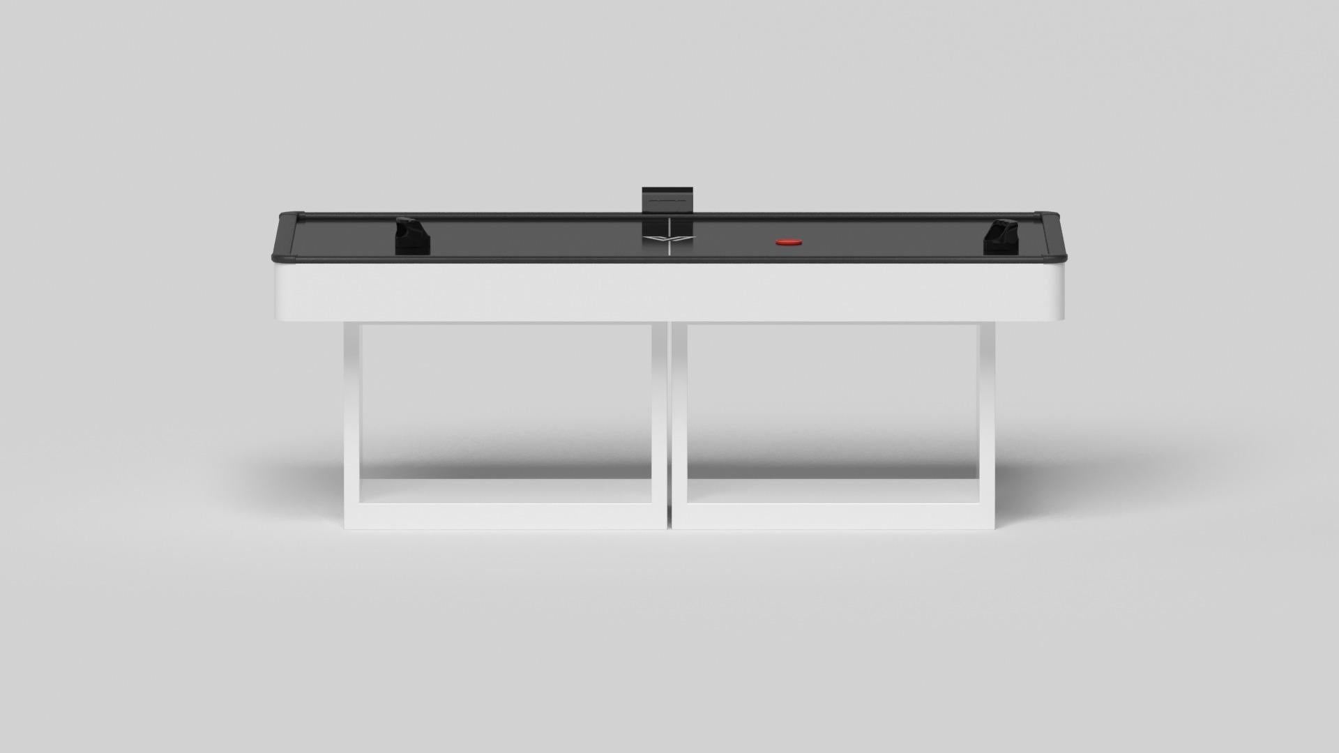 Elevate Customs Ambrosia Air Hockey-Tisch/Solid Pantone Weiß  in 7'-Hergestellt in den USA (amerikanisch) im Angebot
