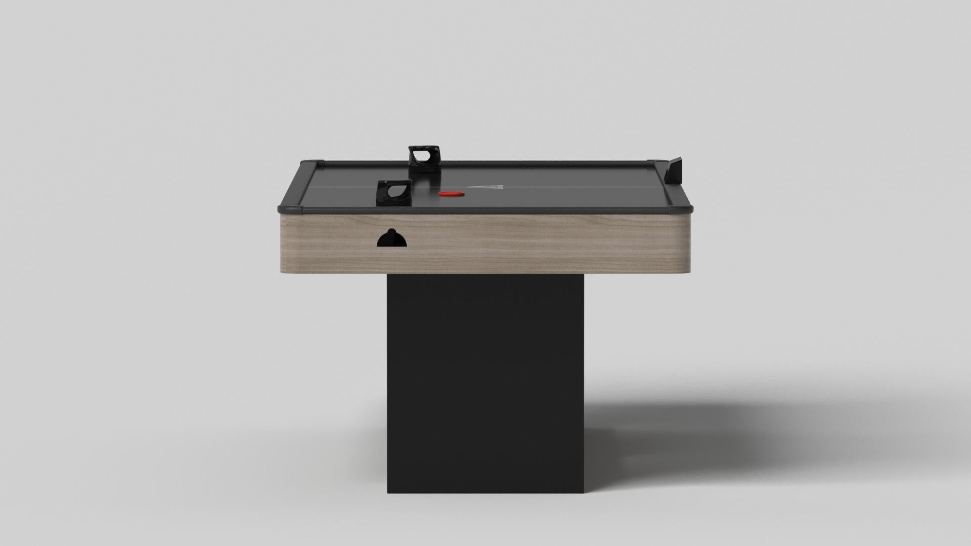 Minimalist Elevate Customs Ambrosia Air Hockey Table/Solid White Oak Wood in 7'-Made in USA For Sale