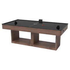 Elevate Customs Ambrosia Air Hockey Tables/Solid Walnut Wood  in 7' -Made in USA