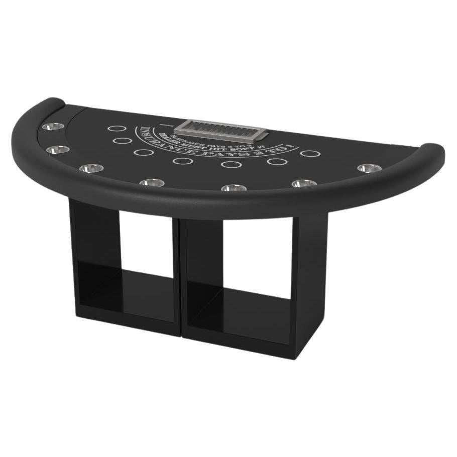 Elevate Customs Ambrosia Black Jack Table/Solid Pantone Black Color in 7'4" -USA