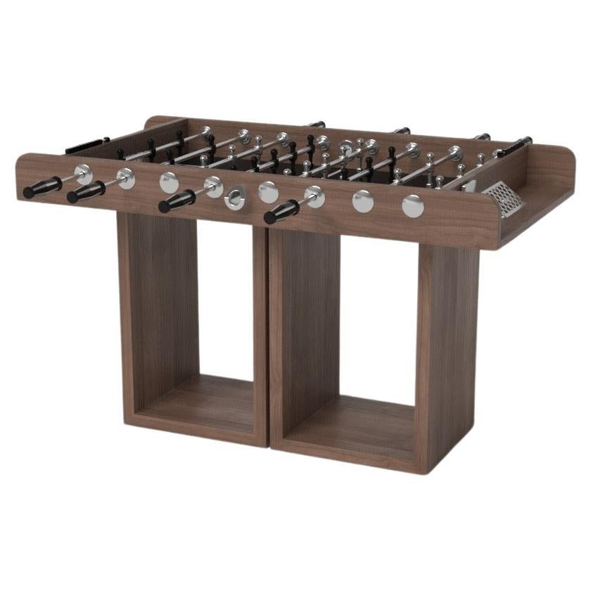Elevate Customs Ambrosia Foosball Tables / Solid Walnut Wood in 5' - Made in USA For Sale