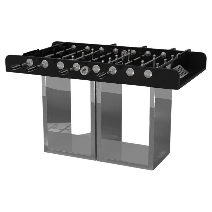 Elevate Customs Ambrosia Foosball Tables/Stainless Steel Metal in 5'-Made in USA For Sale