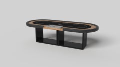 Elevate Customs Ambrosia Poker Tables / Solid Curly Maple Wood in 8'8" - USA