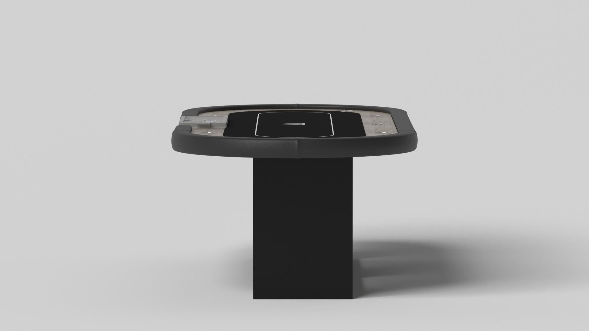 Minimalist Elevate Customs Ambrosia Poker Tables /Solid White Oak Wood in 8'8