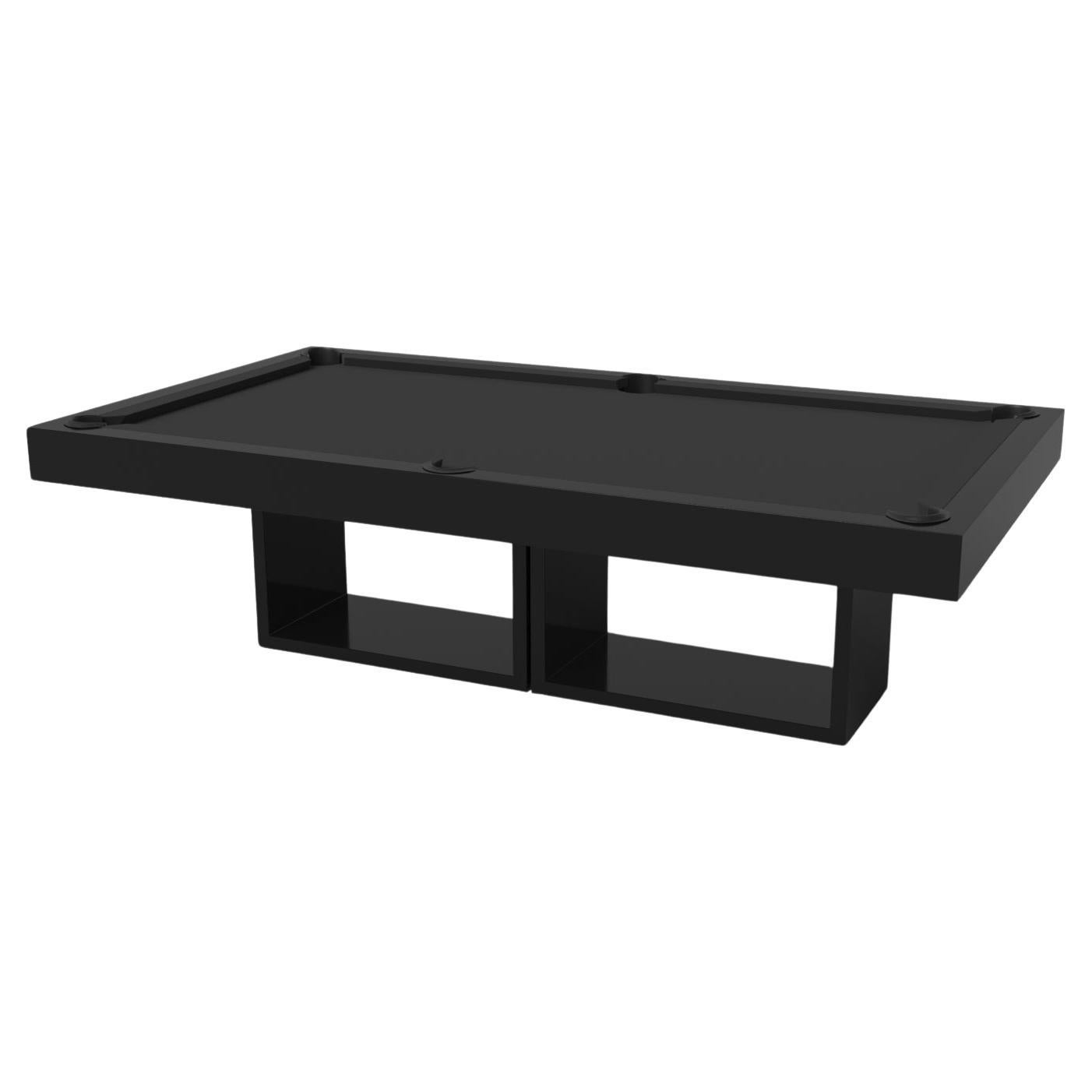 Elevate Customs Ambrosia Pool Table / Solid Pantone Black in 7'/8' - Made in USA in vendita