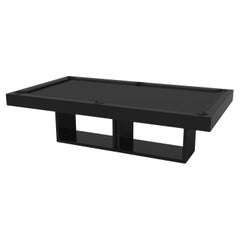 Elevate Customs Ambrosia Pooltisch / Solid Pantone Schwarz in 7'/8' - Hergestellt in USA