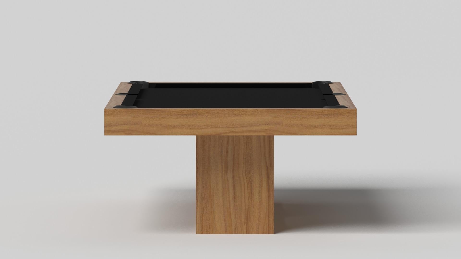 Minimaliste Elevate Customs Ambrosia Pool Table / Solid Teak Wood in 8.5' - Made in USA en vente