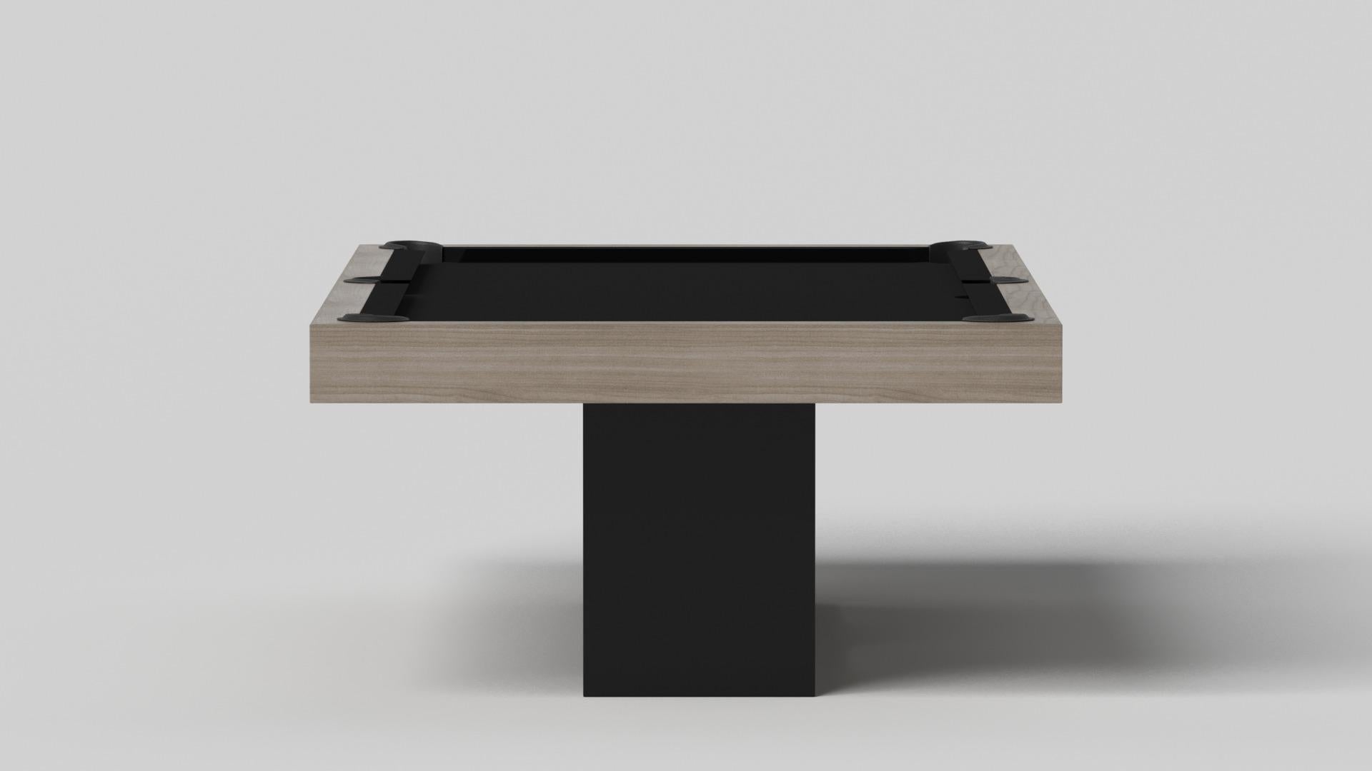 Minimalist Elevate Customs Ambrosia Pool Table / Solid White Oak Wood in 7'/8' -Made in USA For Sale