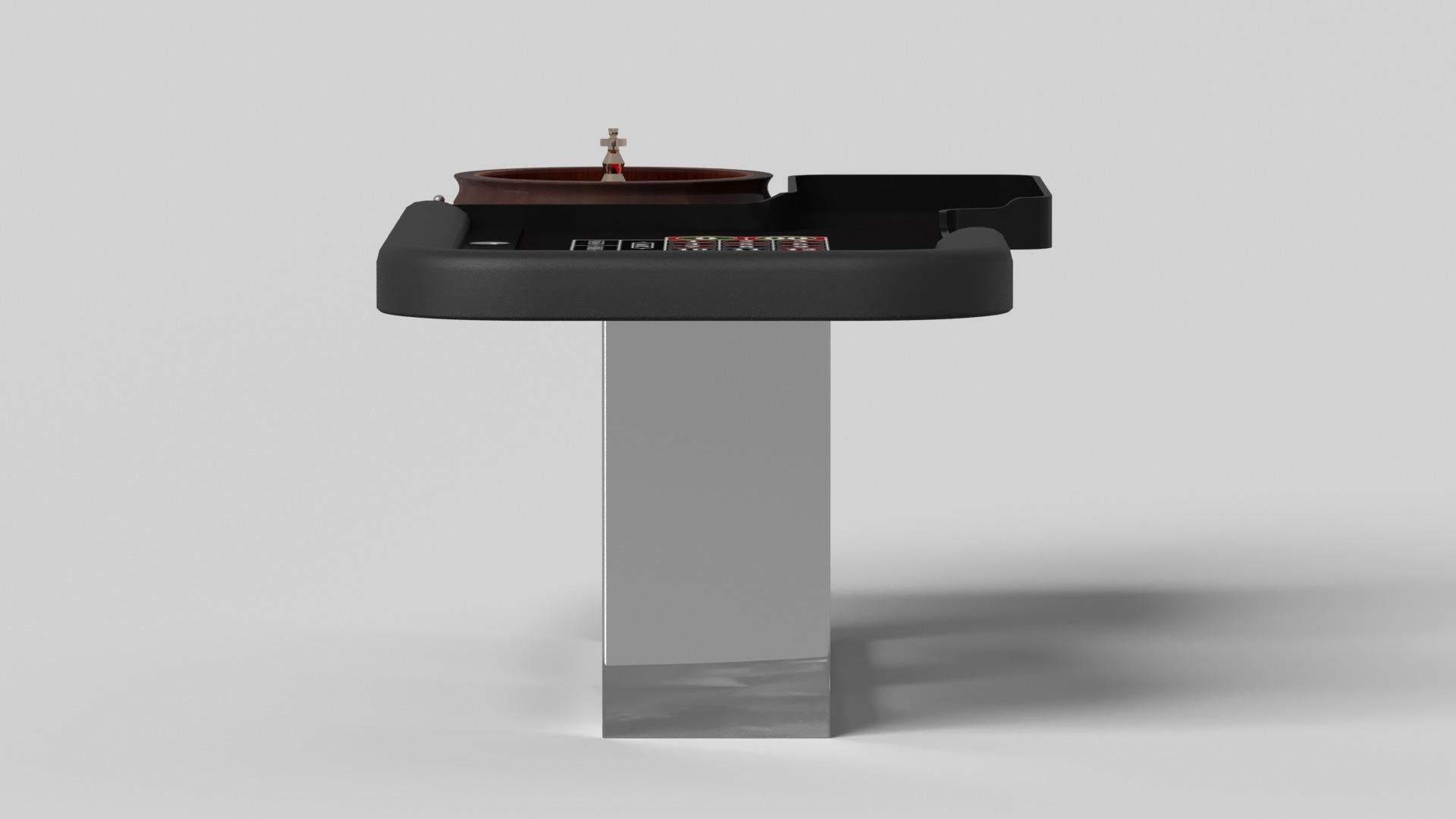 Minimalist Elevate Customs Ambrosia Roulette Table/Stainless Steel Sheet Metal in 8'2