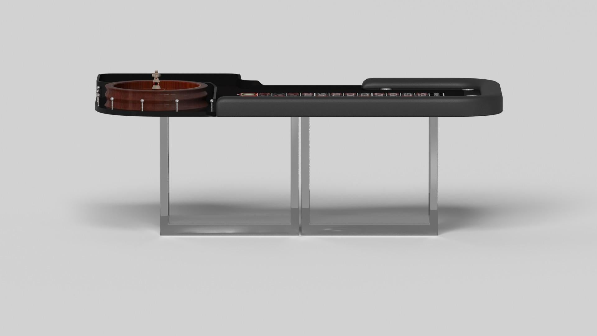Américain Elevate Customs table Ambrosia Roulette/Table en acier inoxydable en 8'2