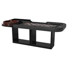 Elevate Customs Ambrosia tables Roulette /Solid Pantone Black Color in 8'2" -USA