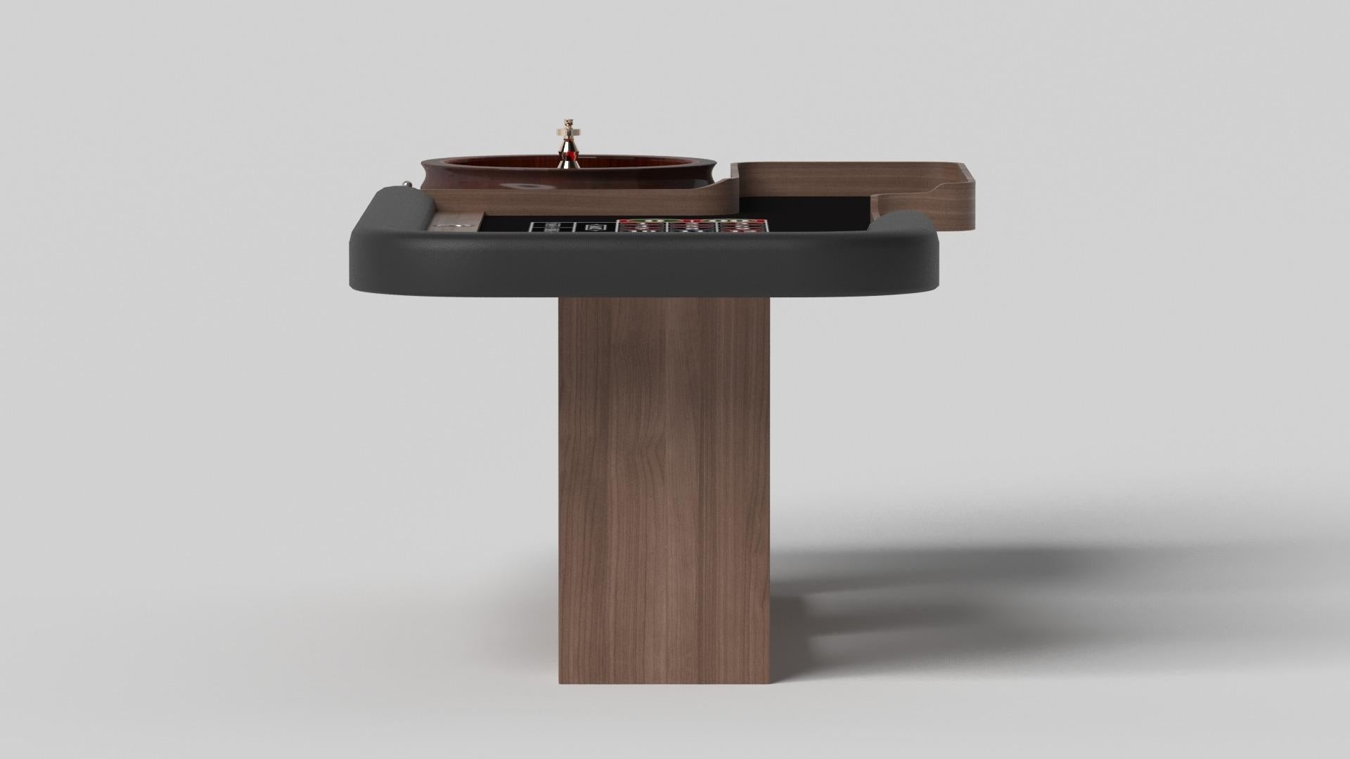 Minimaliste Elevate Customs Tables à roulette Ambrosia /Solid Walnut Wood in 8'2