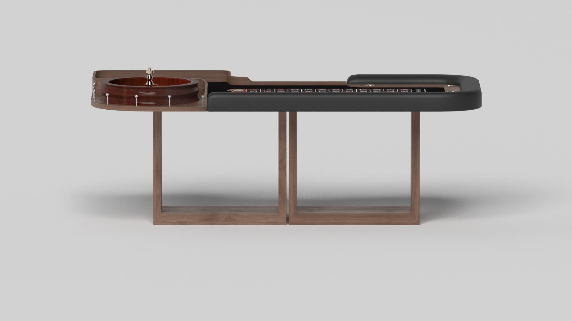 Américain Elevate Customs Tables à roulette Ambrosia /Solid Walnut Wood in 8'2