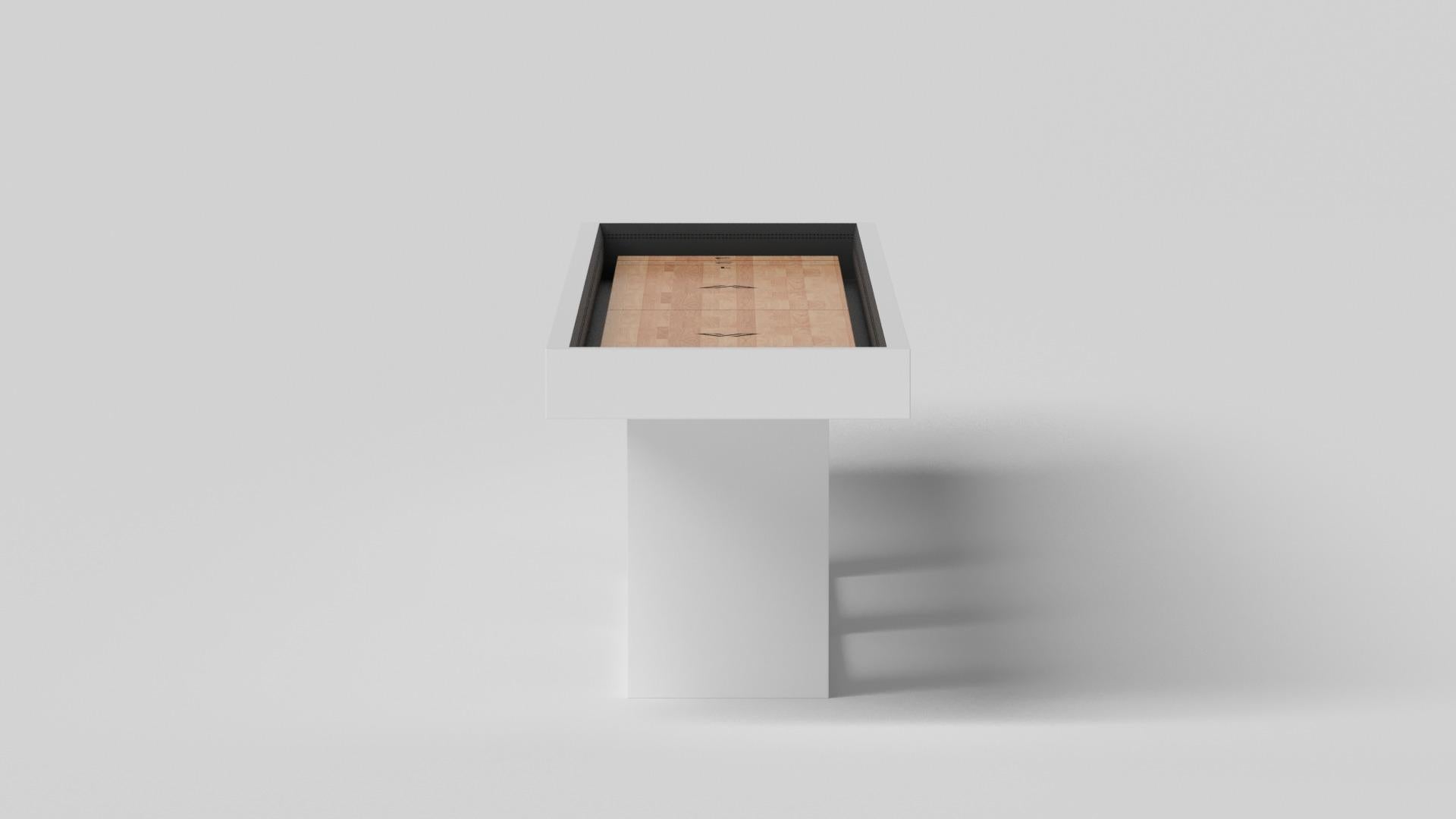 Minimaliste Elevate Customs Ambrosia table Shuffleboard/Solid Pantone White Color in 22'-USA en vente
