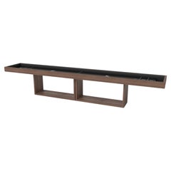 Elevate Customs Ambrosia Shuffleboard Tables / Solid Walnut Wood in 16' - USA