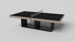 Elevate Customs Ambrosia Tennis Table / Solid White Oak Wood in 9' - Made in USA