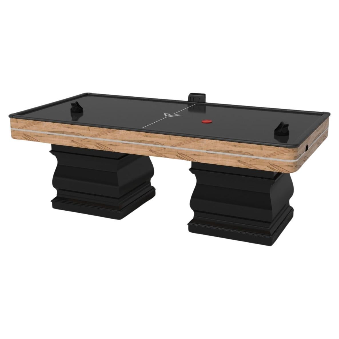 Elevate Customs Baluster Air Hockey Tables / Solid Curly Maple Wood  in 7' - USA