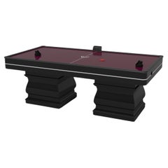 Elevate Customs Baluster Air Hockey Tables/Solid Pantone Black in 7'-Made in USA