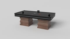 Elevate Customs Baluster Air Hockey Tables /Solid Walnut Wood in 7' -Made in USA