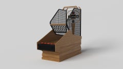 Elevate Customs Baluster Basketball Tables/Solid Teak Wood in 8'3" -Made in USA