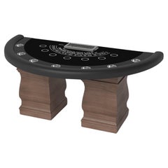 Elevate Customs Baluster Black Jack Tables / Solid Walnut Wood in 7'4" - USA