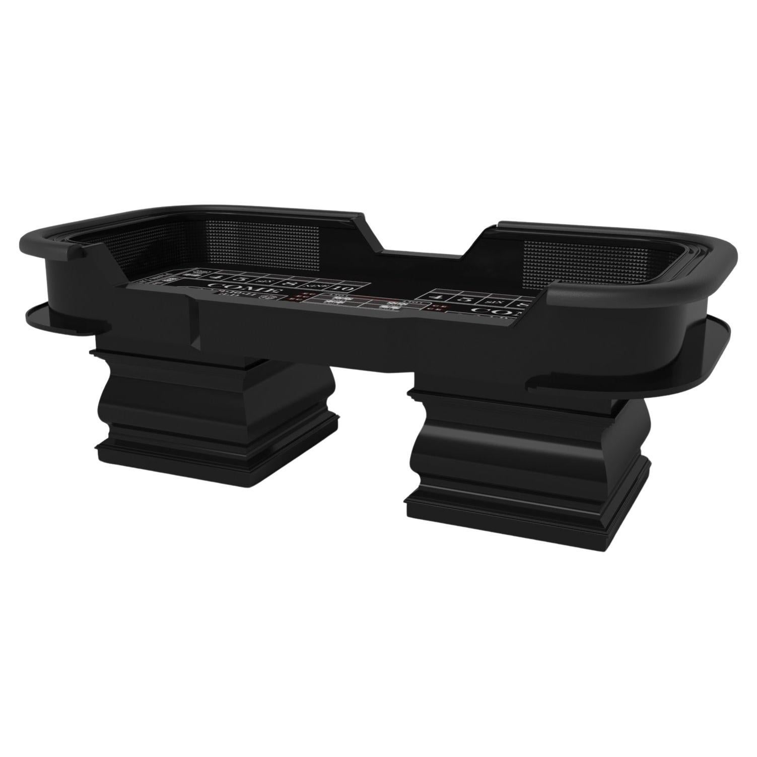 Tables de Craps Elevate Customs Baluster / Couleur Pantone Black en 9'9" - USA
