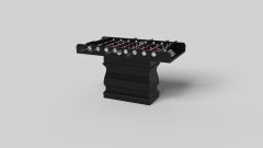 Elevate Customs Mesas de futbolín con balaustres /Negro Pantone sólido en 5' -Fabricado en EE.UU.